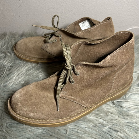 Clarks Bushacre 7 Heren Schoenen Chukka-laars,Zwart Suede,42 EU : Clarks Clarks Bushacre 7 Heren Schoenen Chukka-laars,Zwart Suede,42 EU : Clarks